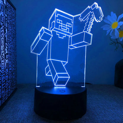 Verschiedene LED-Spielcharaktere Lampen - Verspielte Beleuchtung für Gamer