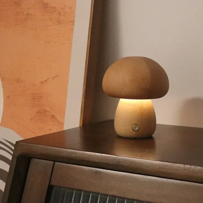 Paddenstoel Tafellamp – Warme LED Beleuchtung mit Touch-Steuerung