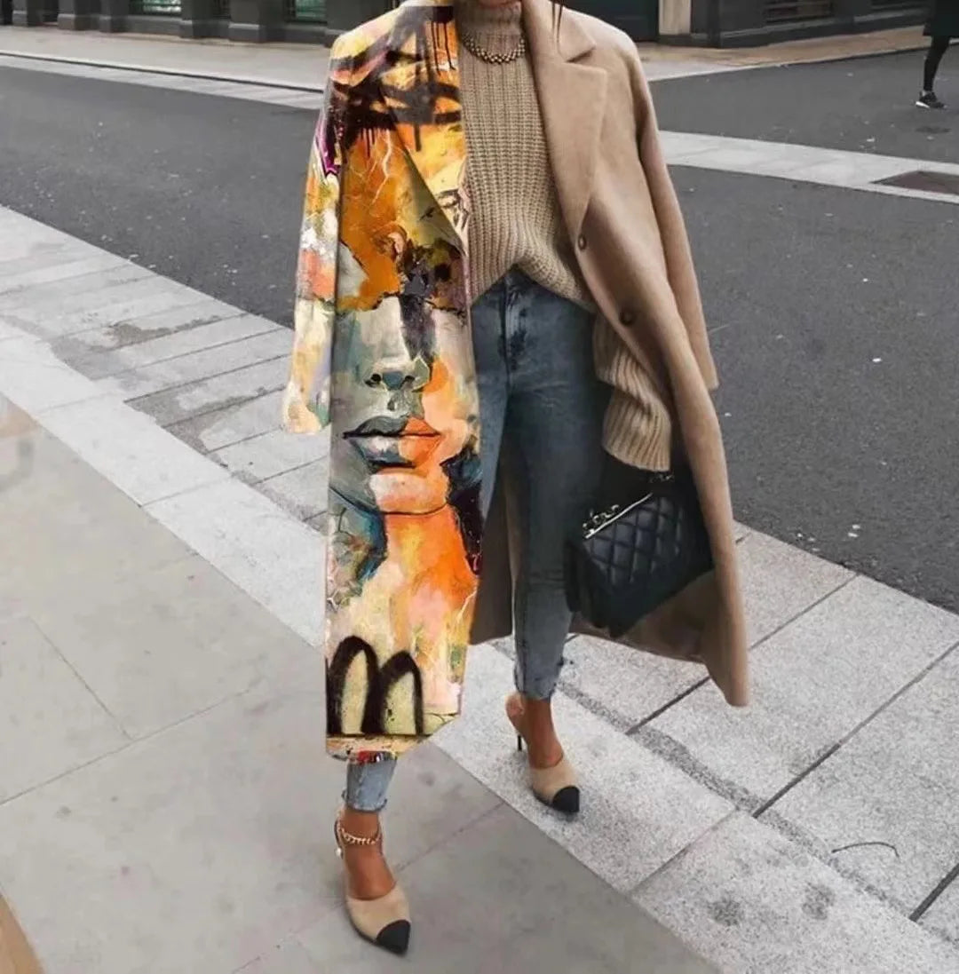 EleganceOversized Mantel – Stilvoll und bequem für jede Gelegenheit