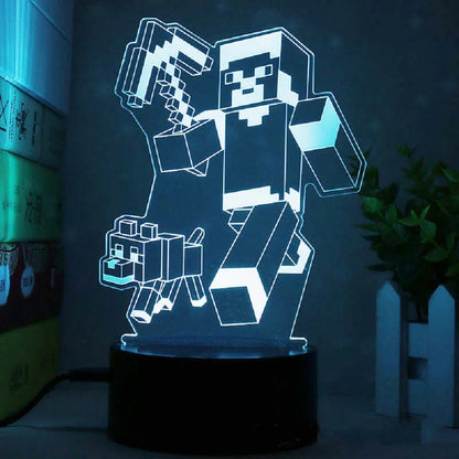 Verschiedene LED-Spielcharaktere Lampen - Verspielte Beleuchtung für Gamer