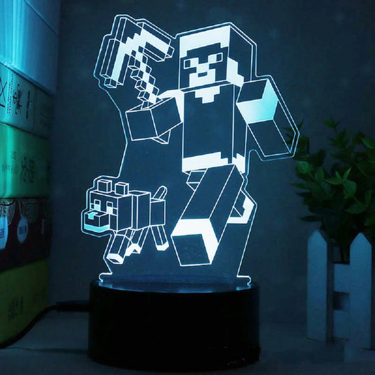 Verschiedene LED-Spielcharaktere Lampen - Verspielte Beleuchtung für Gamer