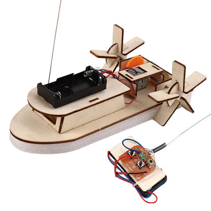 Bildungs Holz DIY Boot – Baue dein eigenes elektrisches Spielboot