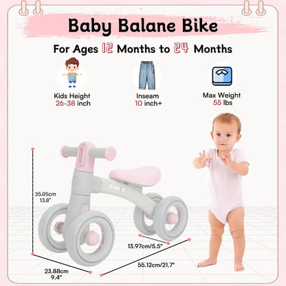 Niedliches Balancierfahrrad für Babys – Für Spaß und Entwicklung