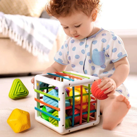 Sensory Formenkubus Spielset – Entwicklung der motorischen Fähigkeiten für Babys