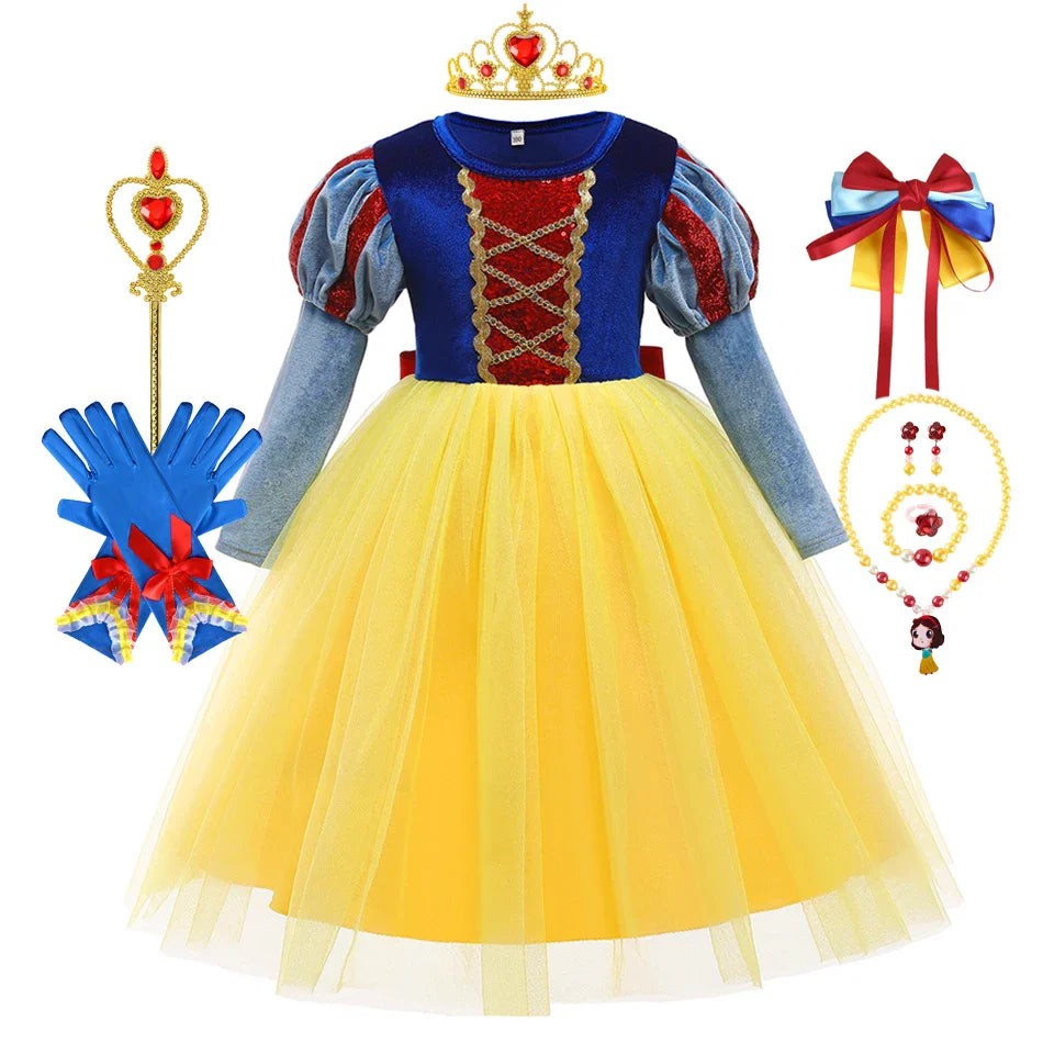 Sophia Zauberhaftes Prinzessinnenkleid für Kinder – Magisches Cosplay-Outfit für Partys