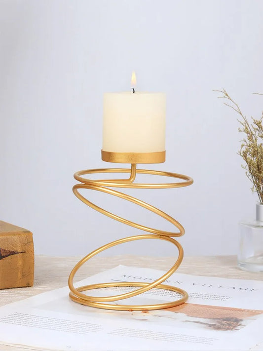 Eleganter Spiral-Kerzenhalter – Für ein stimmungsvolles und stilvolles Zuhause