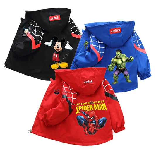 Max Spiderman Hoodie Jacke - Superheld für Kinder, Perfekt für Frühling und Herbst