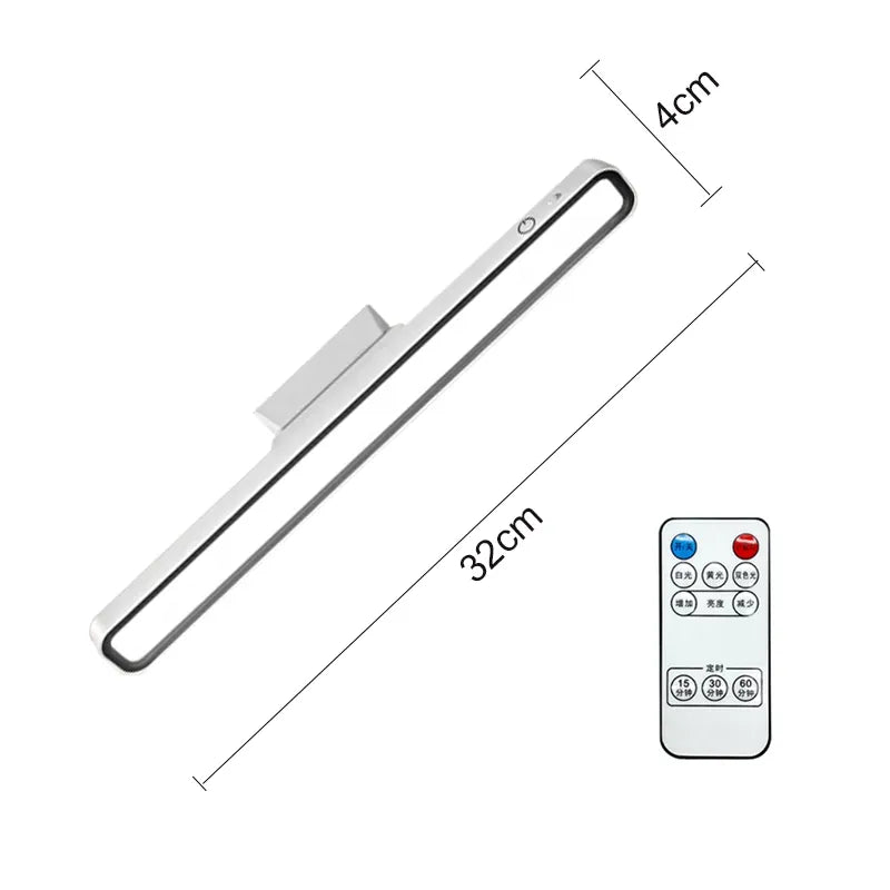 Minimalistische LED-Schreibtischleuchte mit Touch-Steuerung