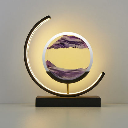 SandLight 3D Sandtischlampe – Entspannendes Design mit Bewegtem Sand