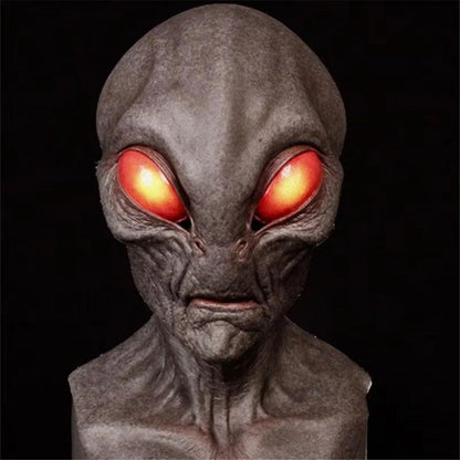 Außerirdisches Alien-Maske – Gruseliges Kostümzubehör für Halloween