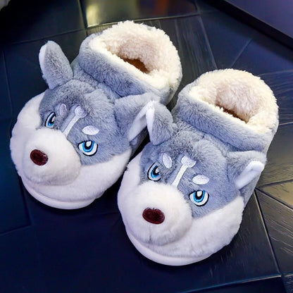 Husky Kuschelslipper – Für Wärme und Fröhlichkeit zu Hause