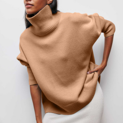 Nina Strick Rollkragenpullover – Bequem, Locker und Stylisch