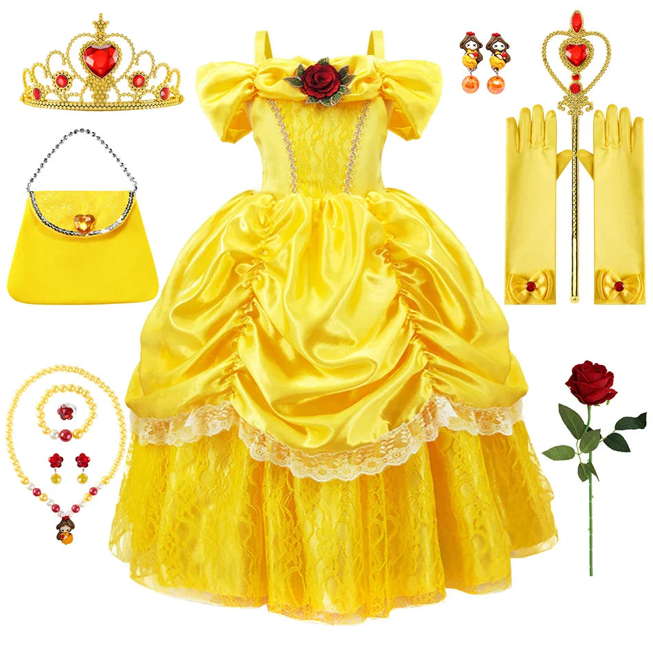 Luna Prinzessinnenkleid für Kinder – Bezauberndes und Elegantes Cosplay-Outfit