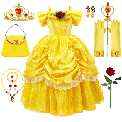 Luna Prinzessinnenkleid für Kinder – Bezauberndes und Elegantes Cosplay-Outfit