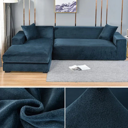 Velura Sofaüberzug – Luxuriöses Samt für Stil und Schutz