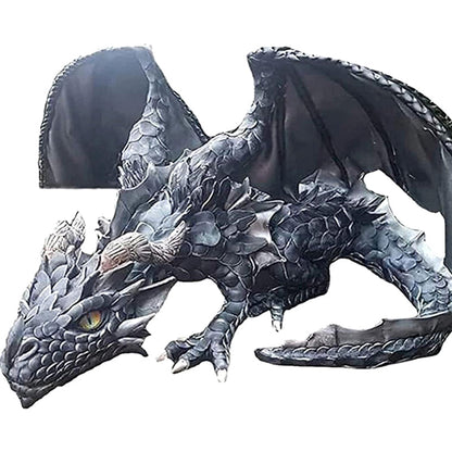 Legendärer Sitzender Drache – Magische Dekoration für Haus und Garten