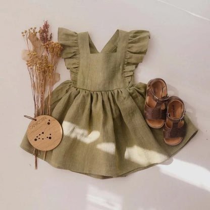 Ruches Kleid für Mädchen - Stilvolle Verspieltheit