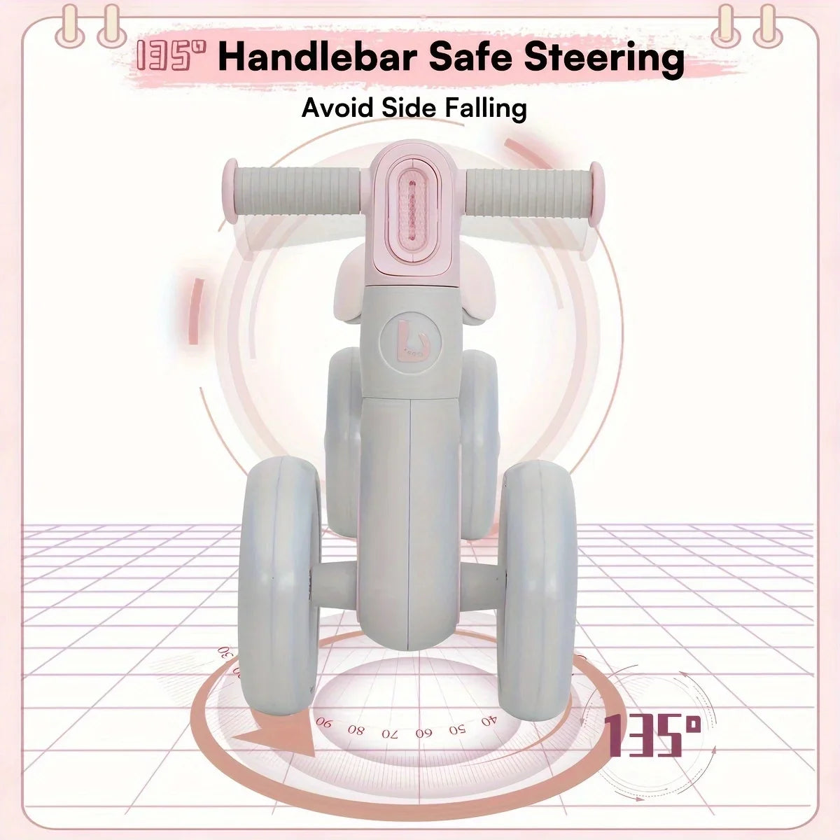 Niedliches Balancierfahrrad für Babys – Für Spaß und Entwicklung