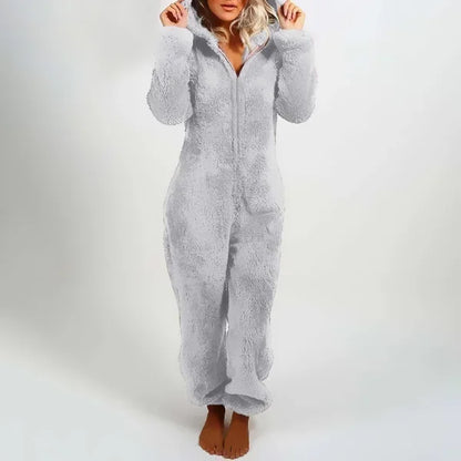 Flauschiger Winter-Overall – Herrlich Warm & Gemütlich