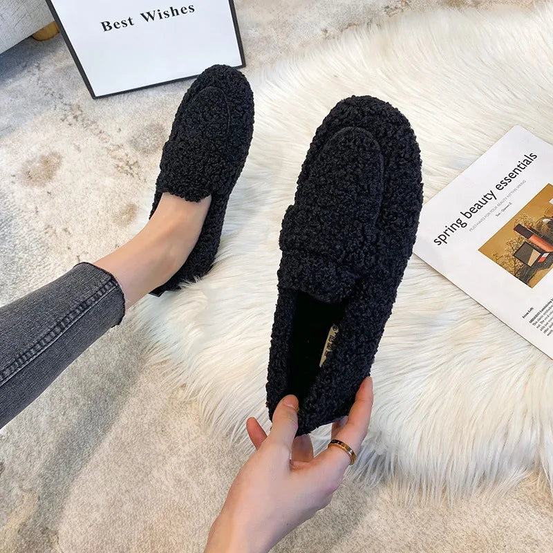 Lana Teddy Loafer – Warm, Bequem und Modisch