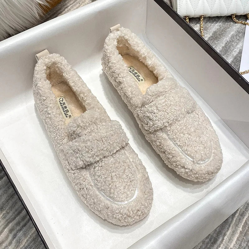 Lana Teddy Loafer – Warm, Bequem und Modisch
