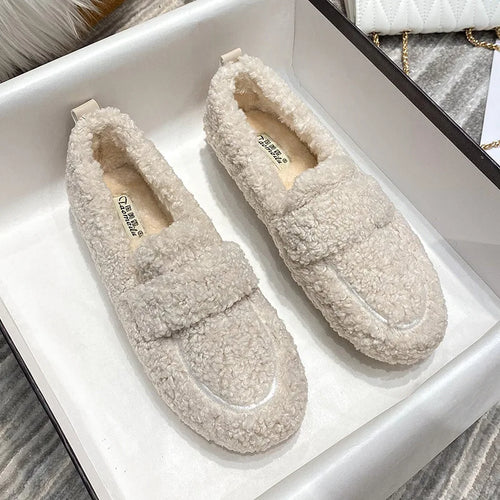 Lana Teddy Loafer – Warm, Bequem und Modisch