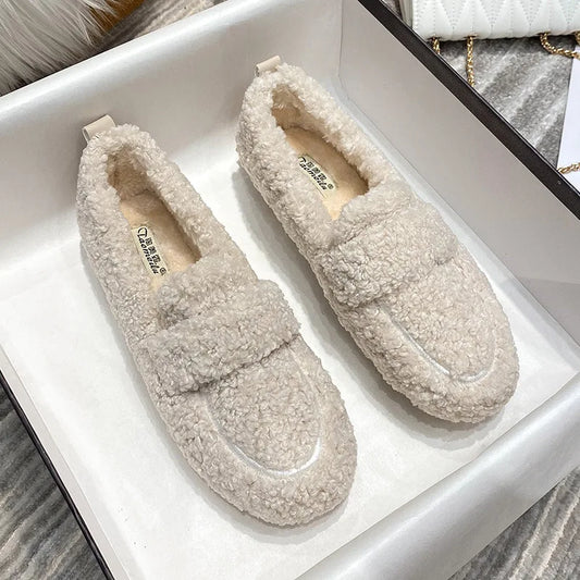 Lana Teddy Loafer – Warm, Bequem und Modisch
