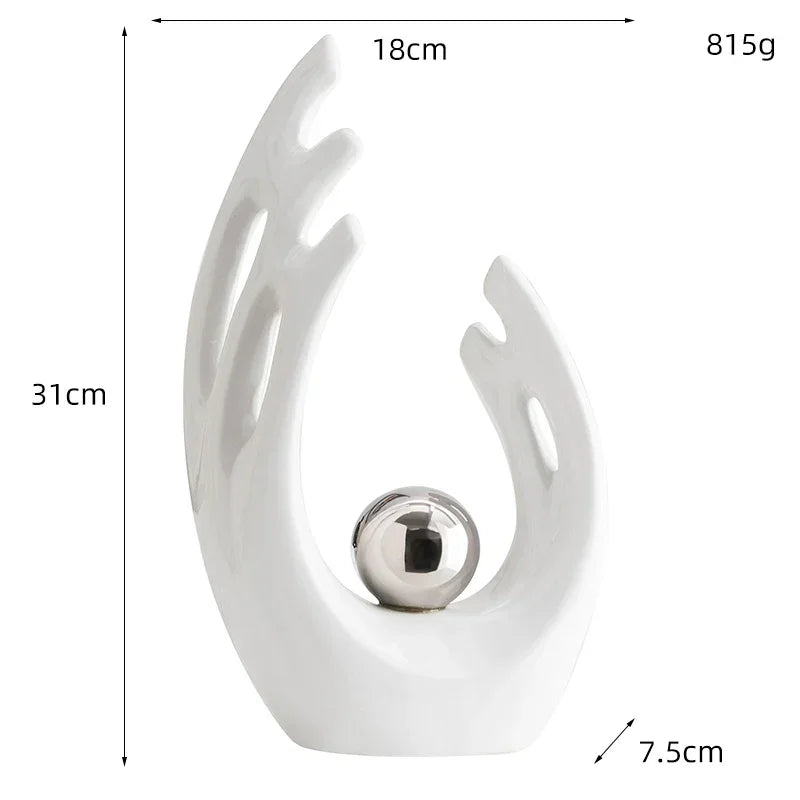 ZenAura Skulpturen Set – Modern und Elegant