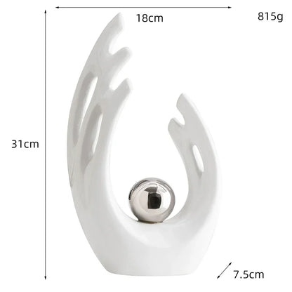 ZenAura Skulpturen Set – Modern und Elegant