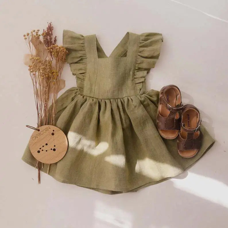 Ruches Kleid für Mädchen - Stilvolle Verspieltheit