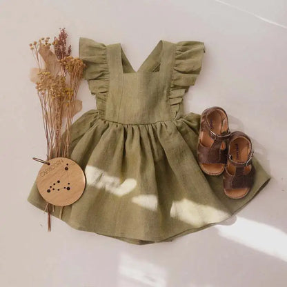 Ruches Kleid für Mädchen - Stilvolle Verspieltheit