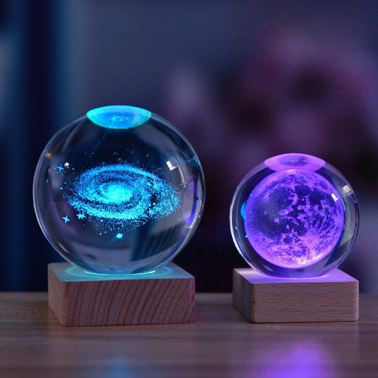SternenLichter - 3D Kristall Universum Dekorlampe