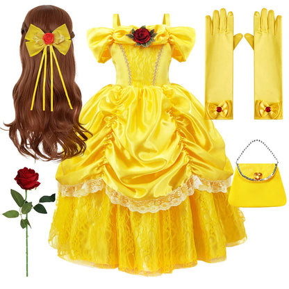 Luna Prinzessinnenkleid für Kinder – Bezauberndes und Elegantes Cosplay-Outfit