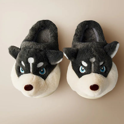 Husky Kuschelslipper – Für Wärme und Fröhlichkeit zu Hause