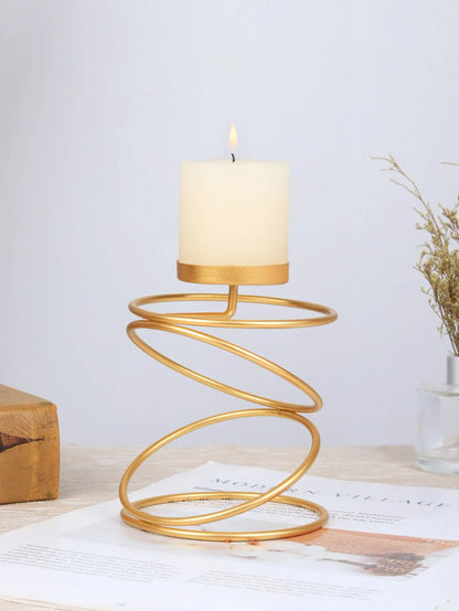 Eleganter Spiral-Kerzenhalter – Für ein stimmungsvolles und stilvolles Zuhause