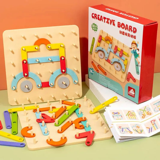 Kreatives Bauboard - Lernen & Spielen