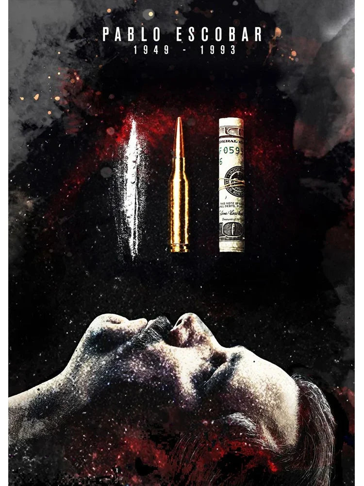 Pablo Escobar Gemälde – Ikonische Kunst für Zuhause
