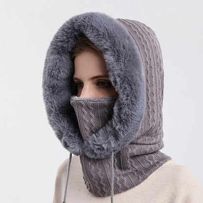 Winterkapuze mit Gesichtsschutz – Warm und Schützend