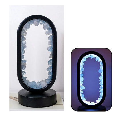 Elegante Amethyst-Kristalllampe – Ambient LED-Beleuchtung zur Entspannung
