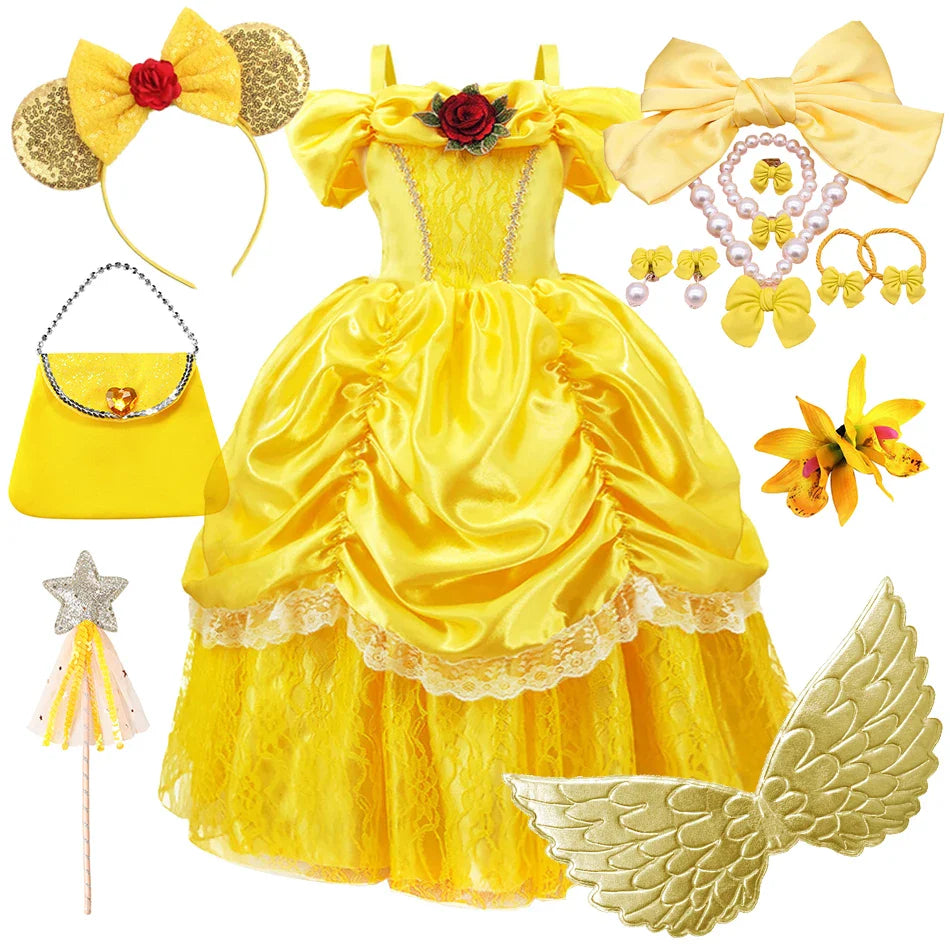 Luna Prinzessinnenkleid für Kinder – Bezauberndes und Elegantes Cosplay-Outfit
