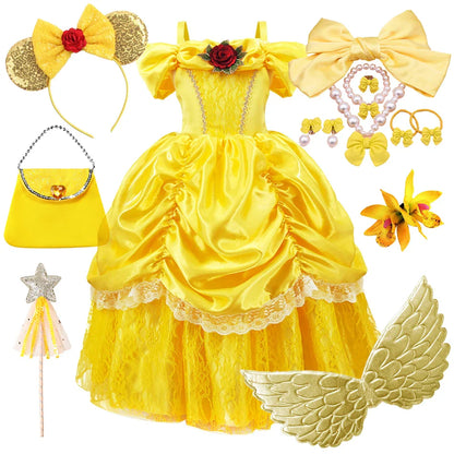 Luna Prinzessinnenkleid für Kinder – Bezauberndes und Elegantes Cosplay-Outfit