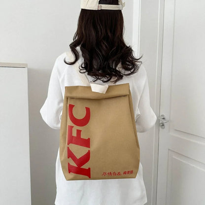 Trendy Fastfood Rucksack - Verspielte und Geräumige Tasche für Jeden