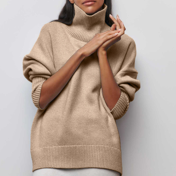 Nina Strick Rollkragenpullover – Bequem, Locker und Stylisch