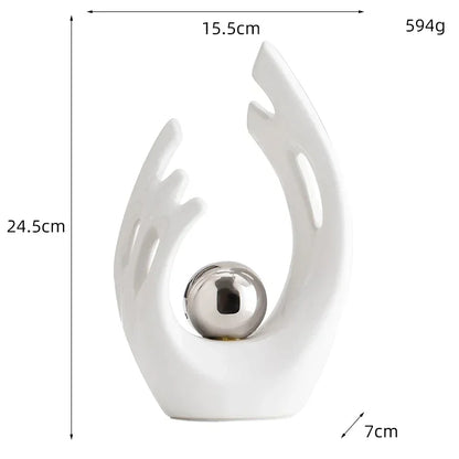 ZenAura Skulpturen Set – Modern und Elegant