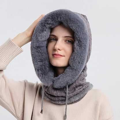 Winterkapuze mit Gesichtsschutz – Warm und Schützend