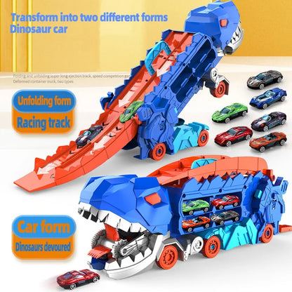 DinoSpeed Rennabenteuer - Transformer Set für Kinder