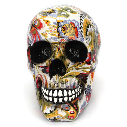 Handbemalter Schädel – Einzigartige Dekoration für Halloween und Interieur