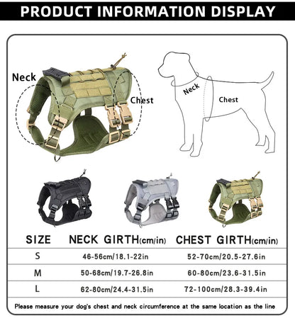Taktisches Hundegeschirr – Robust und Verstellbar für Aktive Hunde