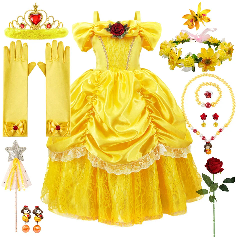 Luna Prinzessinnenkleid für Kinder – Bezauberndes und Elegantes Cosplay-Outfit
