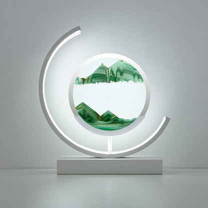 SandLight 3D Sandtischlampe – Entspannendes Design mit Bewegtem Sand